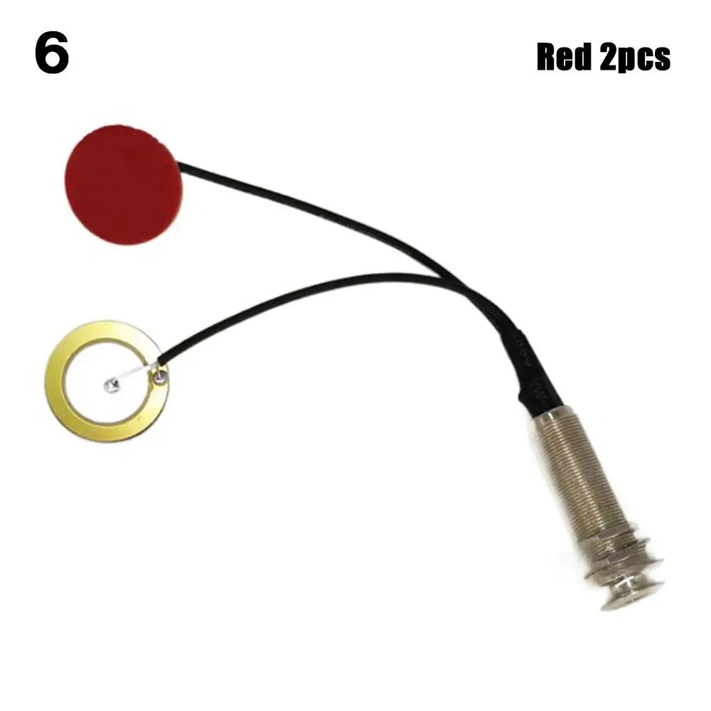Guitar Pickup Professional Piezo Contact Transducer Microphone Pickup for Guitar Violin Banjo Mandolin Ukulel Guitar Accessories