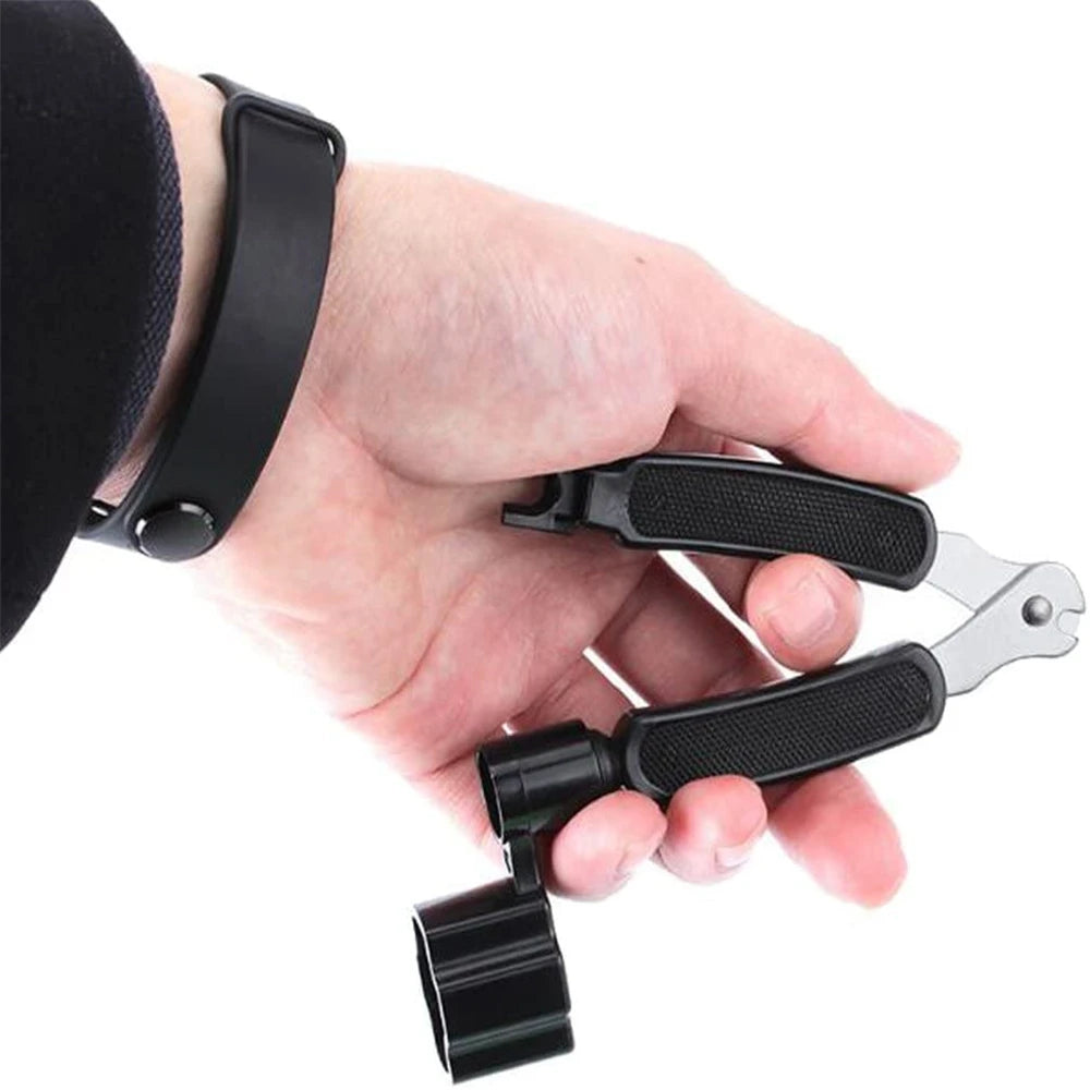 3-in-1 Guitar String Changer Tool - Winder/Cutter/Pin Puller for Bass, Acoustic Guitar, Fast String Change Accessories