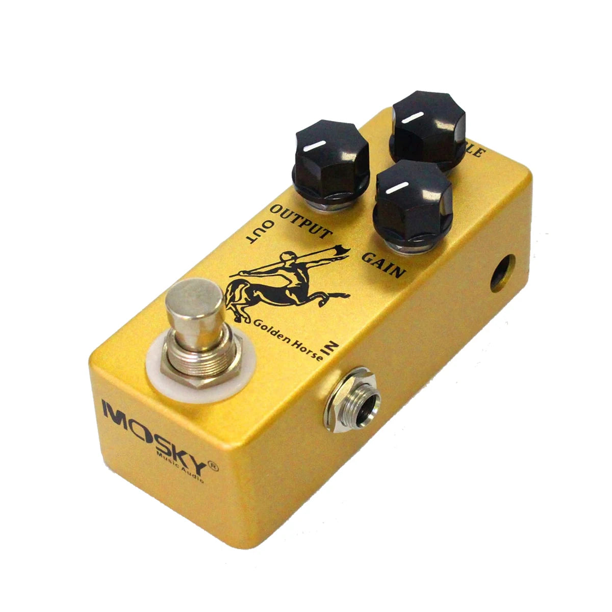 MOSKY Golden Horse/Silver Horse Mini Overdrive Guitar Effect Pedal | True Bypass | Dual Voice Modes | Analog Circuit