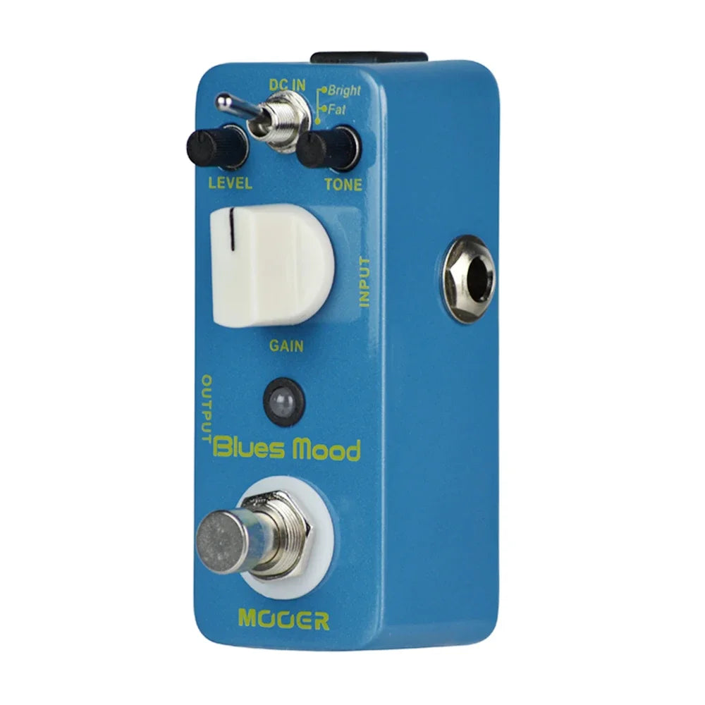 MOOER Blues Mood Overdrive Guitar Effect Pedal Blues Style 2 Modes True Bypass Full Metal Shell Micro Guitar Pedal