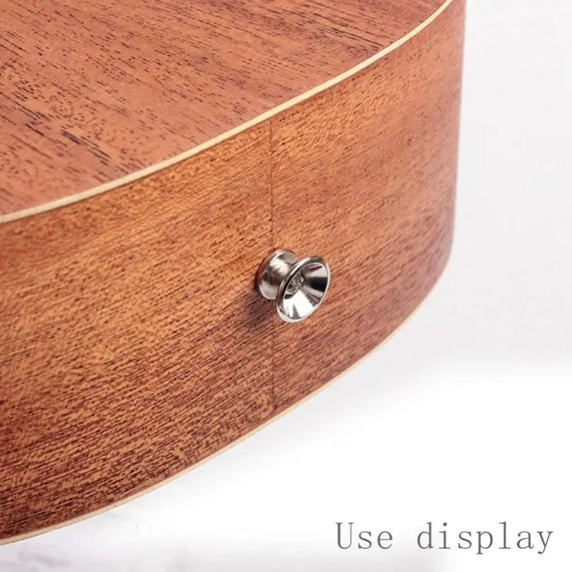 Metal Guitar Strap Lock Button for Acoustic / Classical / Electric Guitar Bass Ukulele with Mounting Screw