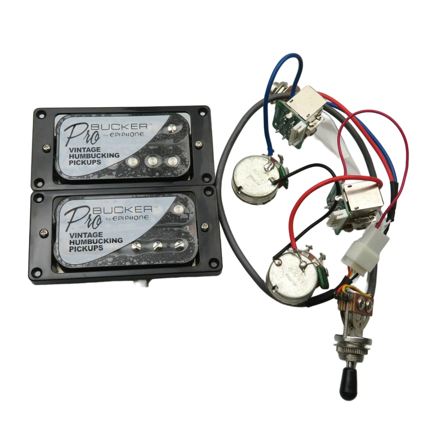 Standard PRO Bucker Alnico Humbucker Pickup Electric Guitar Pickups With Wiring Harness Set