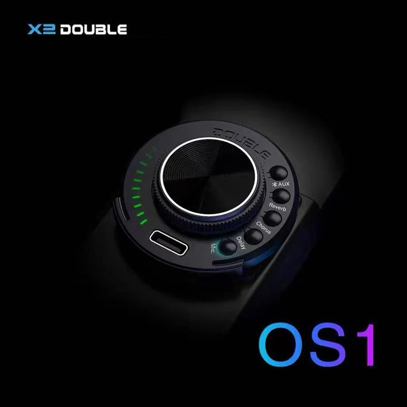 DOUBLE OS1 Acoustic Guitar Pickup Chorus Delay Reverb Effects With Microphone Digital Control Resonance Pickup