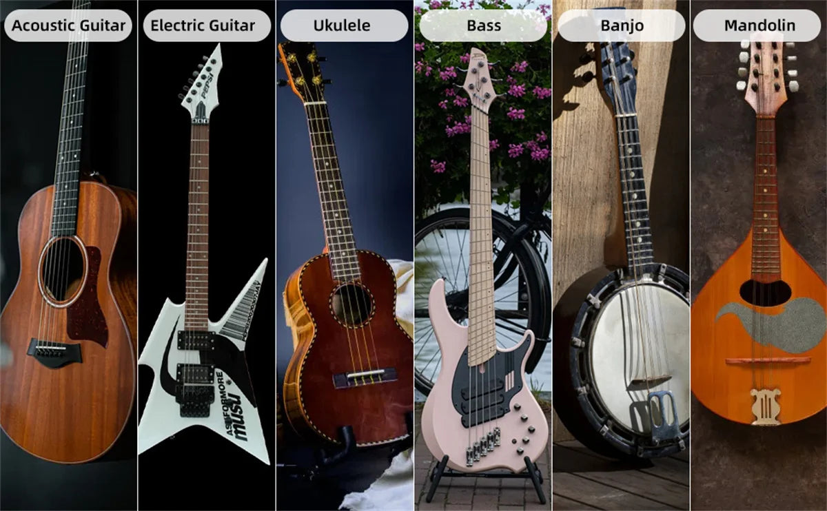 Miwayer Guitar Capo - Universal Transposition Clip for 6/12-String Acoustic/Electric/Classical Guitars & Ukulele