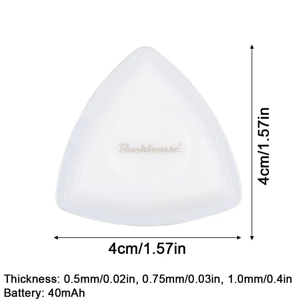 LED Glowing Guitar Pick Plastic Personalized Guitar Paddles Luminous Pick Musical Stringed Instrument Glowing Plectrum