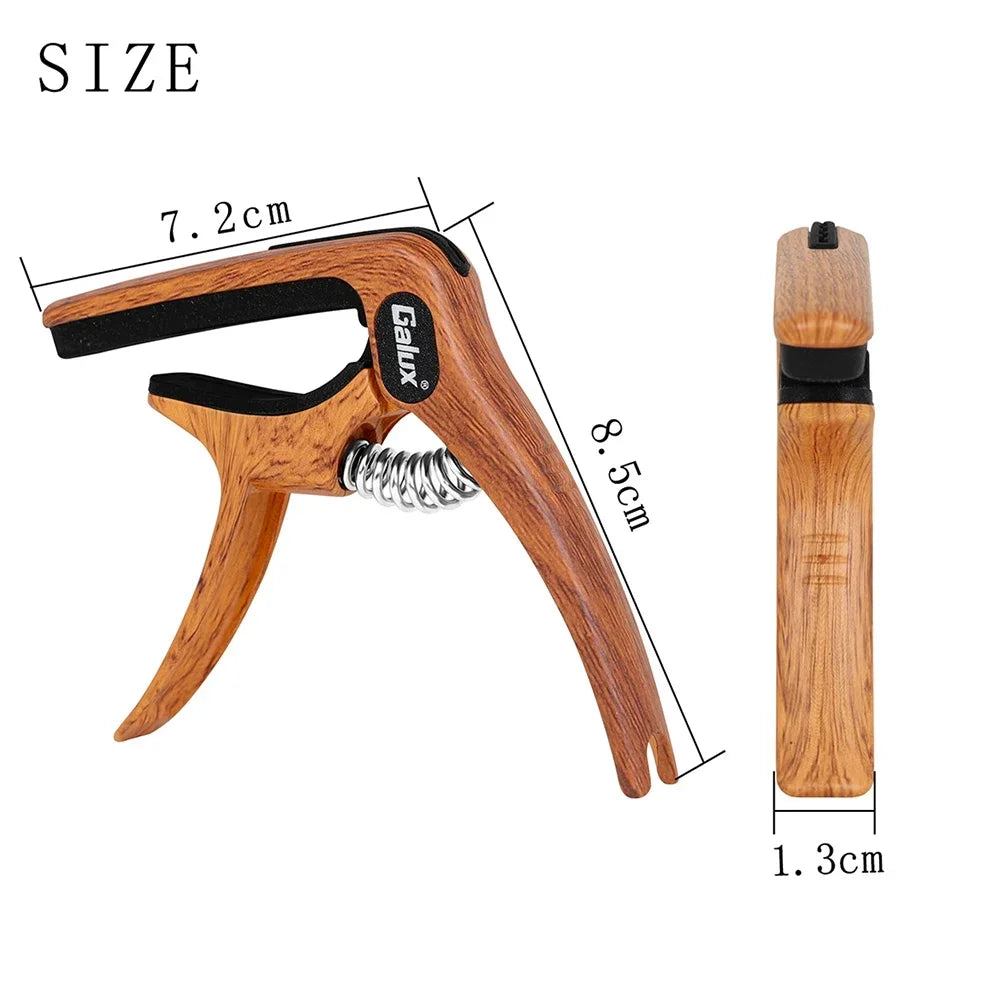 GALUX Guitar Universal Capo GC-501A Multifunctional Alloy Capo Acoustic Electric Guitar Bass Ukulele Banjo Accessories&Parts