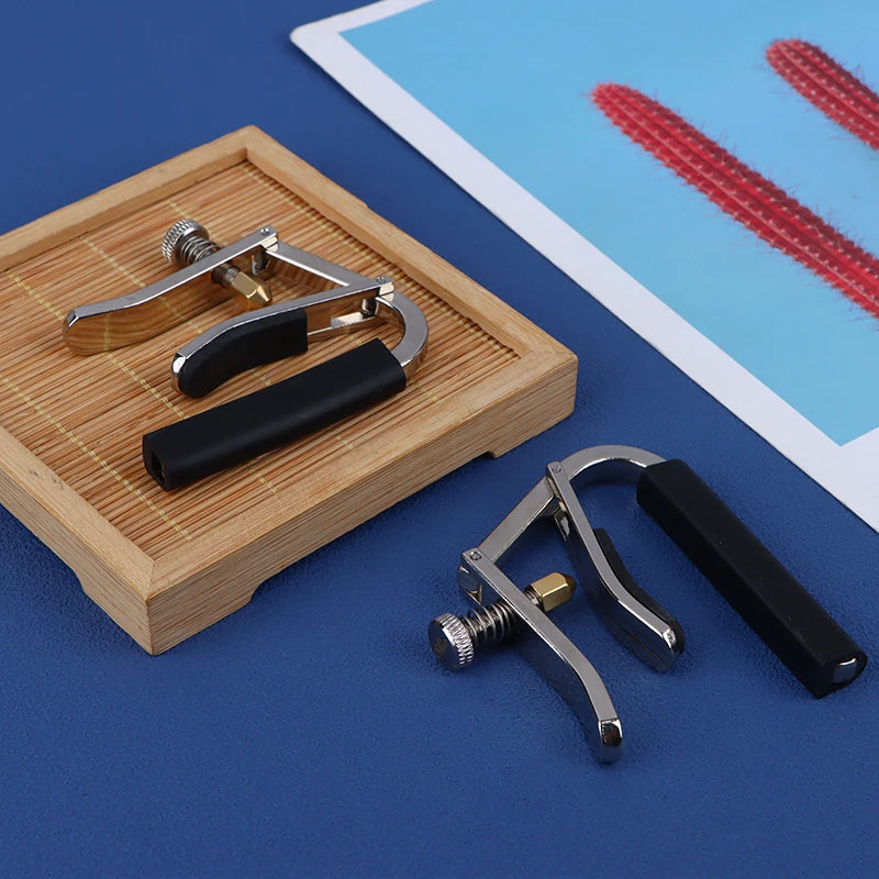 Classical Folk Acoustic Guitar Capo Metal Adjustable Pitch Clip Tuning Clamp Universal Capo Quick Change Clip