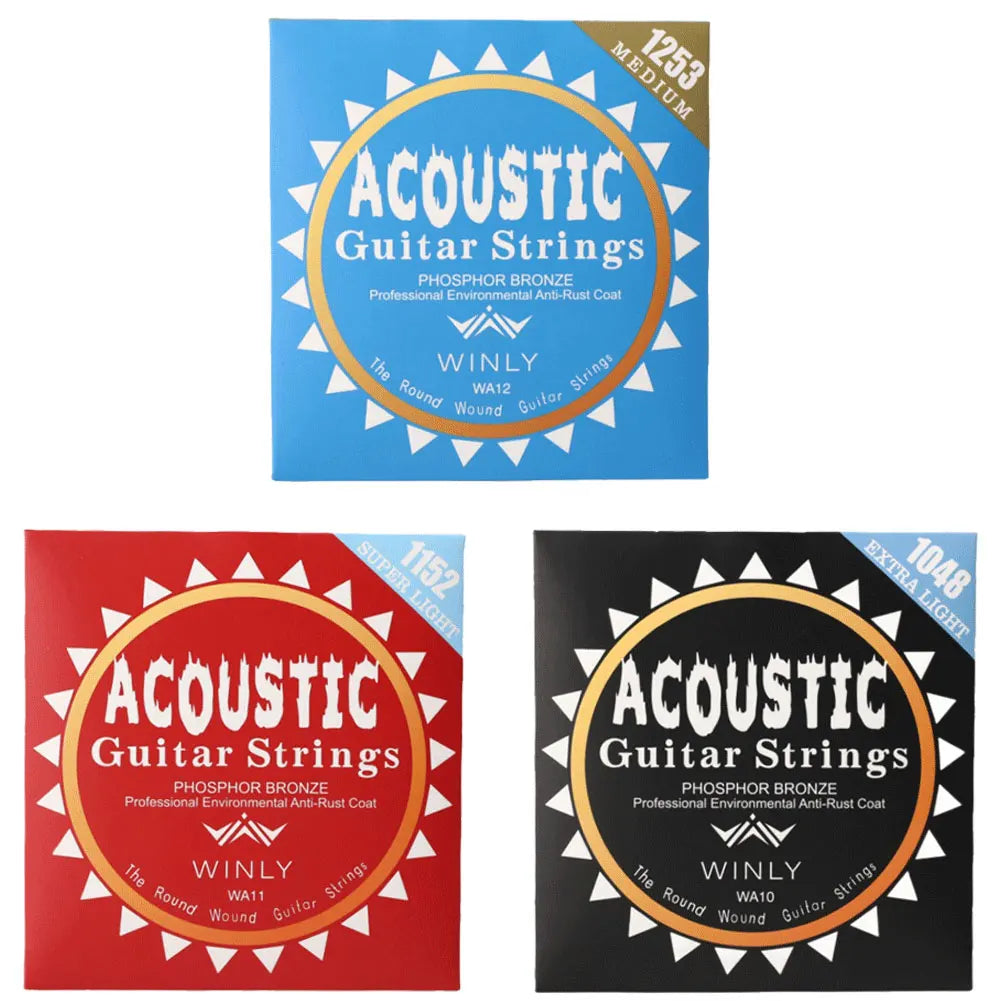 Acoustic Guitar Strings Steel Core Phosphor Bronze Strings Classical Guitar Strings for Guitar Professionals