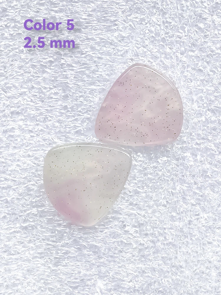 1pc/3pcs Guitar Pick 2.0/2.5 mm Resin Guitar Picks Multiple Colors Marble Pattern, Guitar Accessories