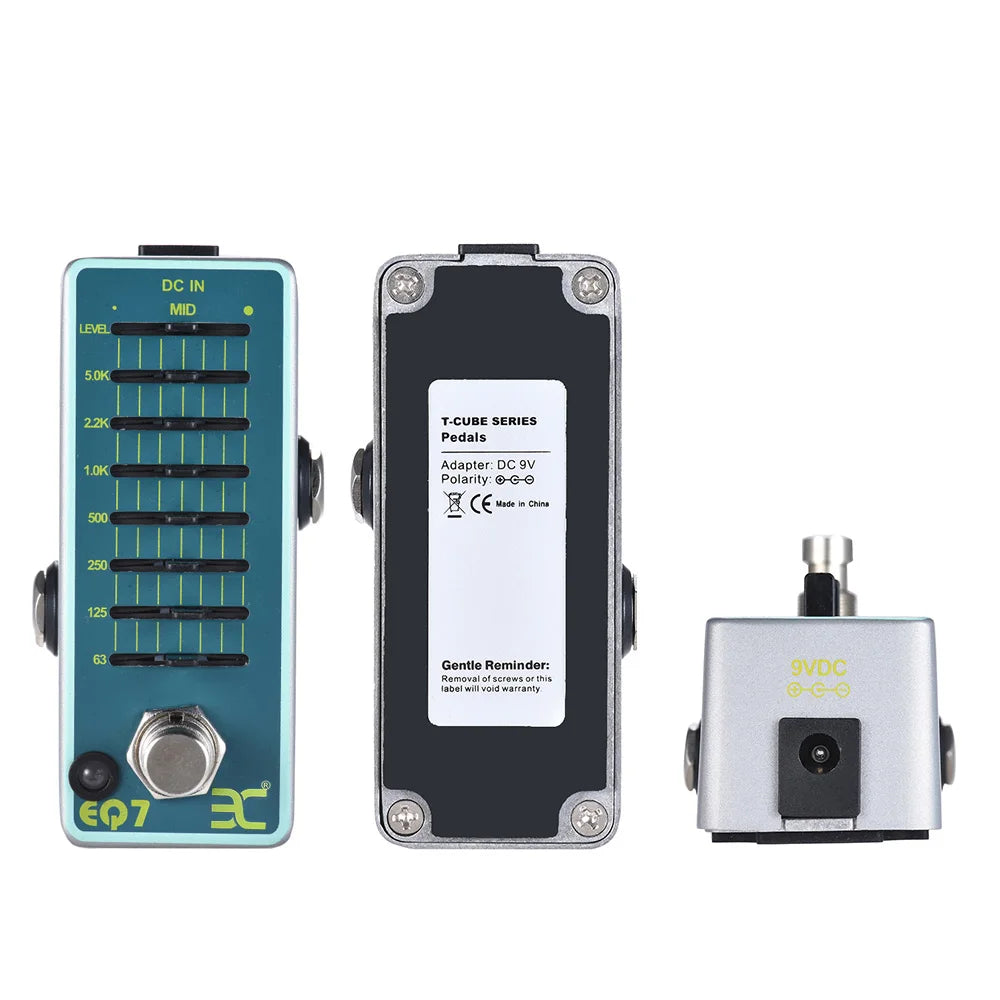 ENO EX EQ7 Guitar Equalizer Effect Pedal 7-Band EQ Full Metal Shell True Bypass Mini Effect Pedal Guitar Equalizer Pedal Pedal