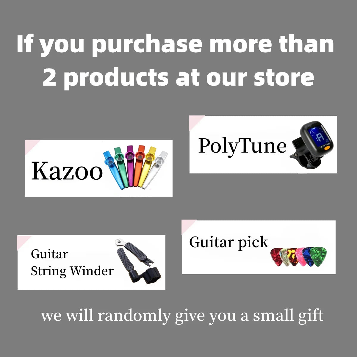 Miwayer 6 Pcs Wooden Guitar Pick 2mm, String Instrument Accessories Wood Guitar Plectrums For Electric, Acoustic, or Bass Guitar