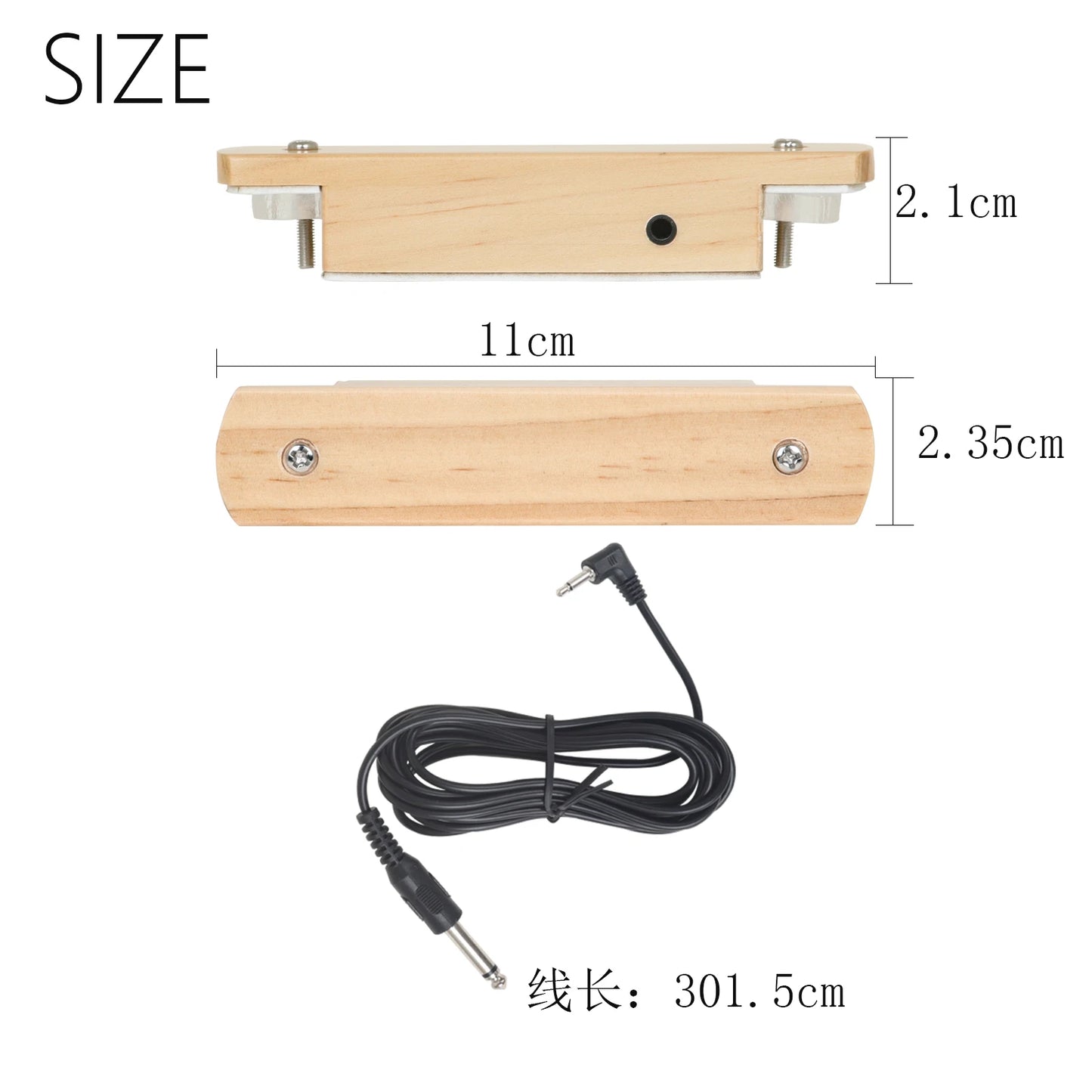 Acoustic Guitar Pickup JR-3 Guitar Sound Hole Pickups Classical Folk guitarra Universal Pickup Guitars Accessories Parts
