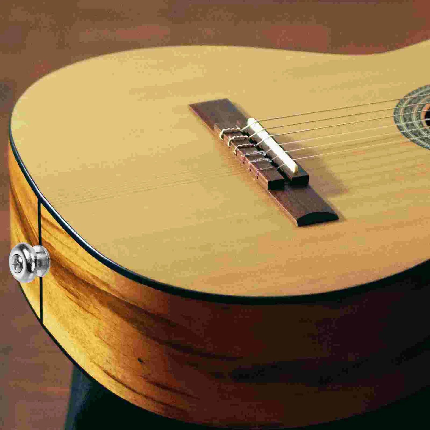 10pcs Guitar Strap Metal Tail Nail Instrument Safe Lock Bass Buckle Parts Accessories For Acoustic Electric Guitars