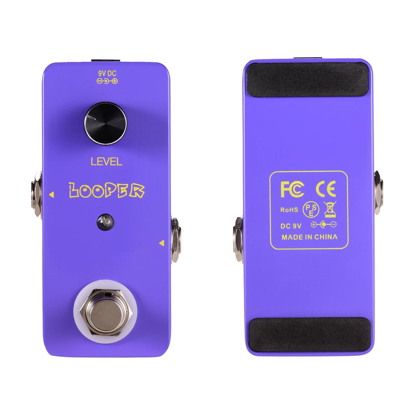 M-VAVE Mini Looper Effect Pedal for Guitar Bass with Unlimited Overdubs 5 Minutes Looping Time USB Interface 48K/24bit 1/4 Inch