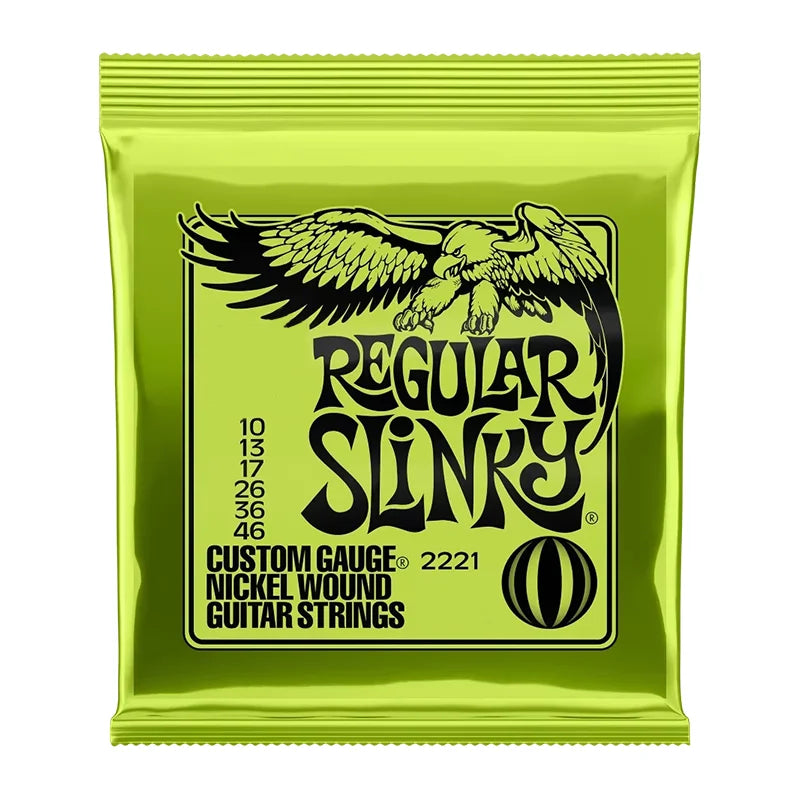 1-10pcs Strings EB-2220/2215/2221/2222/2223 Nickel-plated Rock Complete Set Anti-rust String Accessories for Electric Guitar