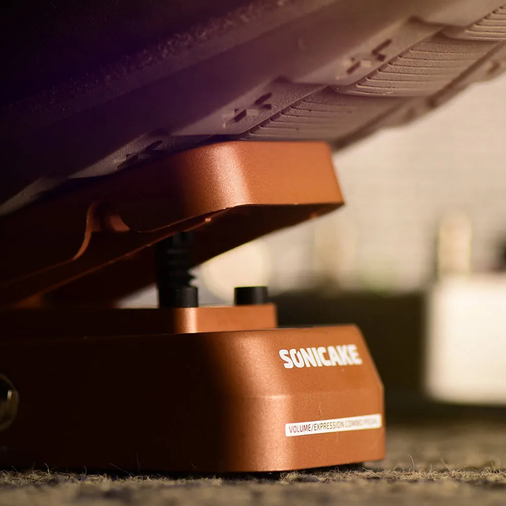 SONICAKE Vexpress Passive Volume & Expression Volume Control Pedal for Guitar, Bass, Keyboard, Synthesizer, Workstation QEP-02