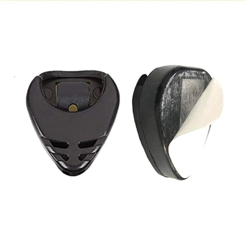 10pc 0.46mm 0.71mm 0.96mm Acoustic Picks Plectrum Celluloid Electric Smooth Guitar Pick Accessories random color with 1pc Holder