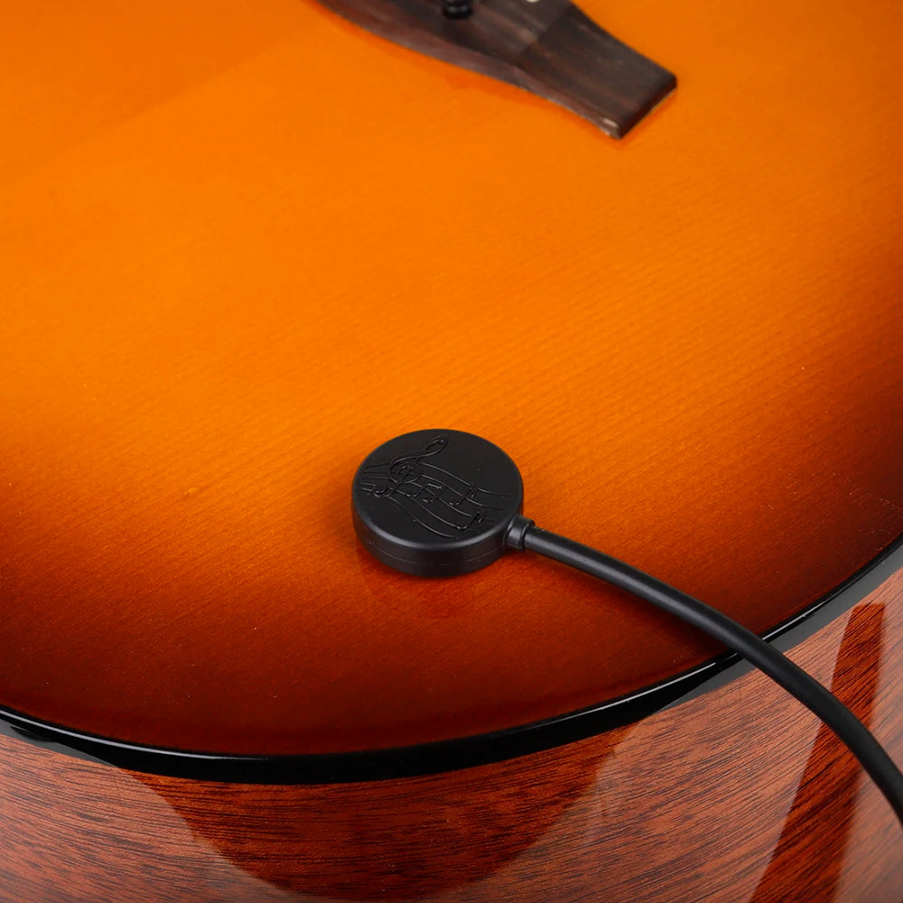 Universal Acoustic Guitar Pickup Piezo Contact Microphone Pickup for Guitar Ukulele Violin Pickup Guitar Parts & Accessories