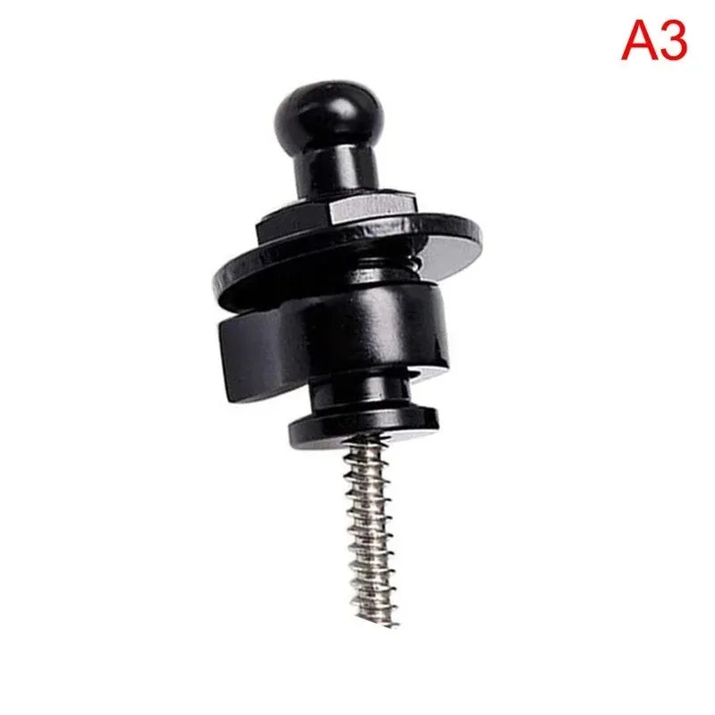 Guitar Strap Lock Guitar Strap Buckle Anti Detachment Folk Wooden Guitar Tail Nail Metal Electric Guitar Strap Buckle