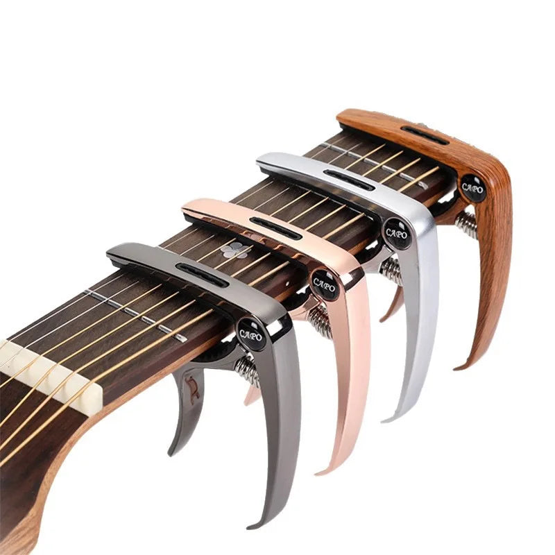 1PC Metal Guitar Capo Aluminum Alloy Guitar Tuner Clamp Professional Key Trigger Capo for Acoustic Electric Musical Instruments