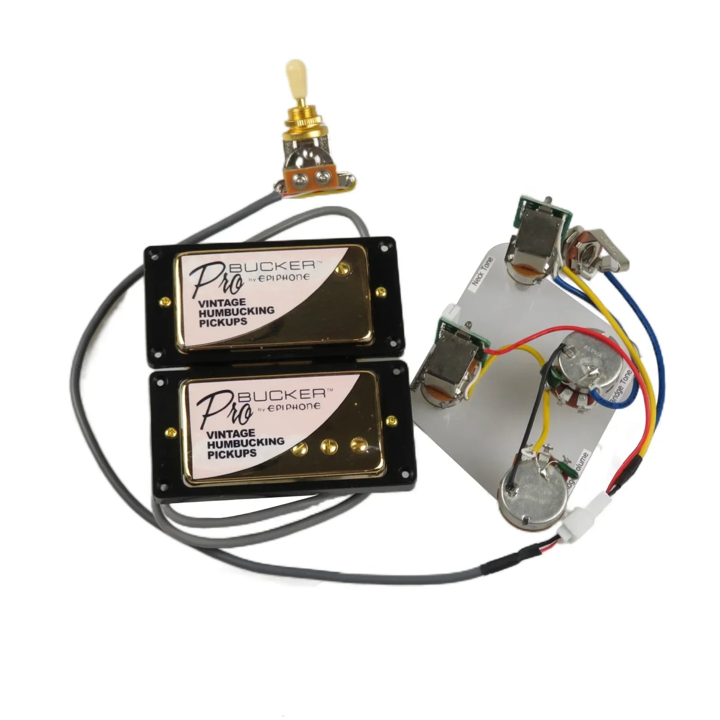 Guitar Pickups Alnico 5 ProBucker Humbucker Pickups Push/Pull Wiring Harness set