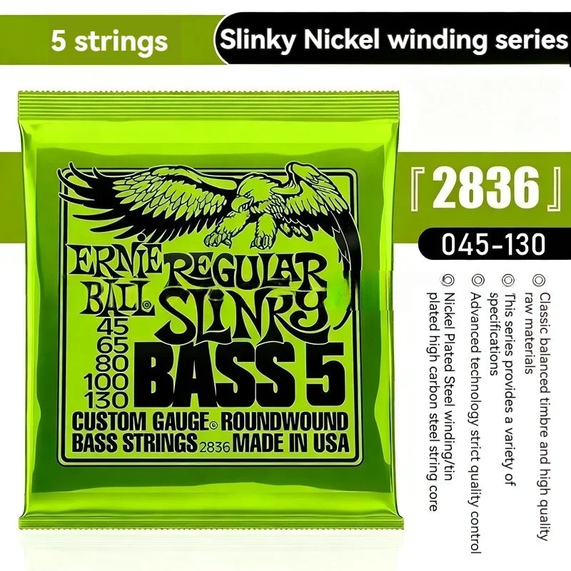 Strings EB-2220/2215/2221/2222/2223 Nickel-plated Rock Complete Set of 10pcs Anti-rust String Accessories for Electric Guitar