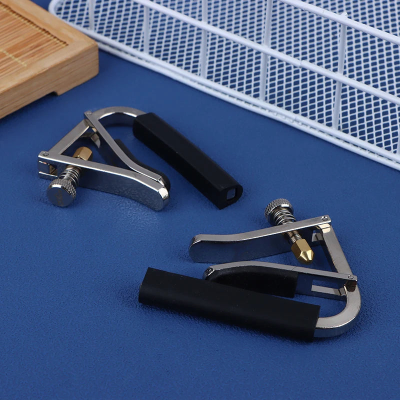 Classical Folk Acoustic Guitar Capo Metal Adjustable Pitch Clip Tuning Clamp Universal Capo Quick Change Clip