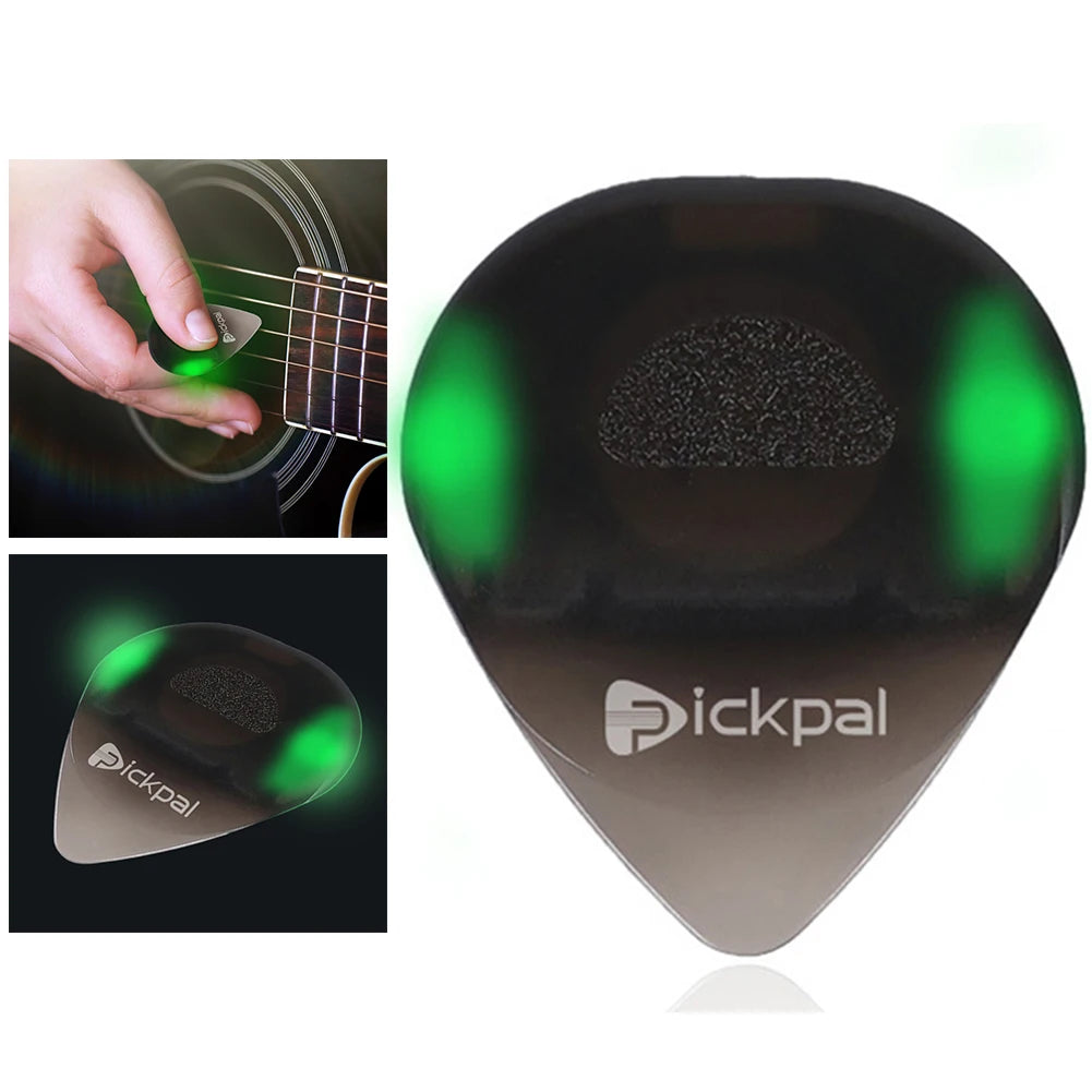 LED Glowing Guitar Pick Replacement Touch Luminous Electric Guitar Ukulele Bass Plectrum Stringed Instruments Parts