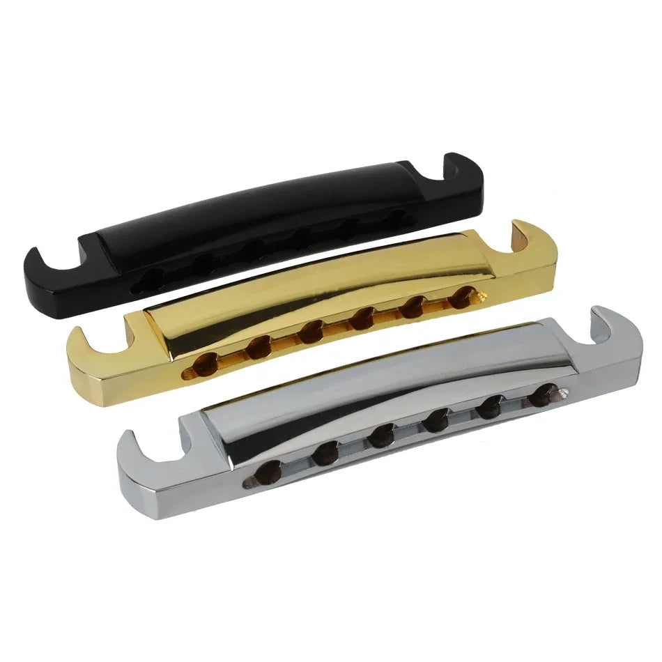 1 Set of 6 Strings Guitar Tune-O-matic Bridge and Tailpiece with Posts for LP Electric Guitar