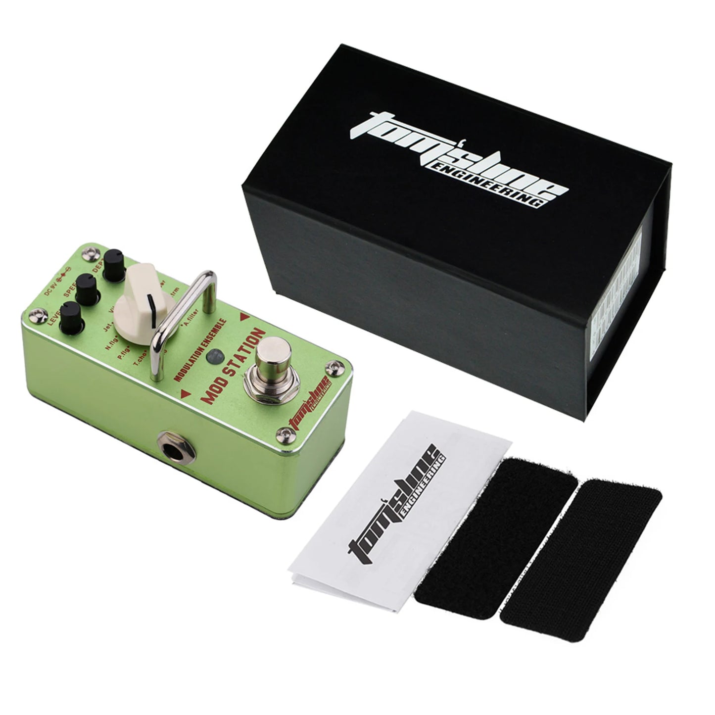 AMS-3 Mod Station Modulation Ensemble Electric Guitar Effect Pedal Mini Single Effect with True Bypass Guitar Effects