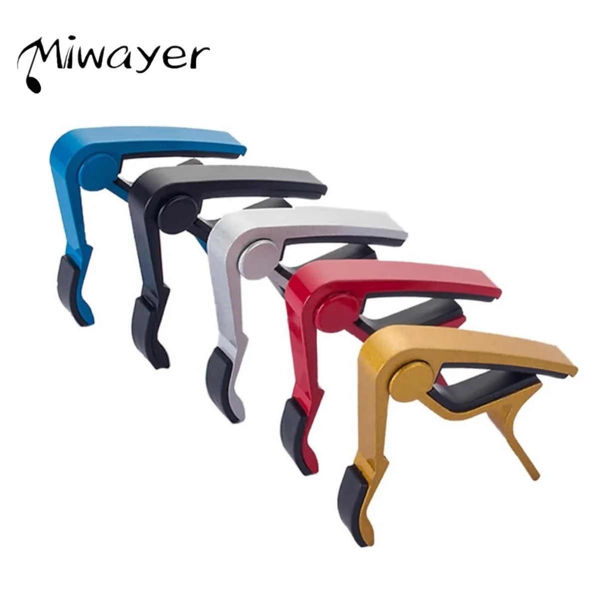 Miwayer Guitar Capo - Universal Transposition Clip for 6/12-String Acoustic/Electric/Classical Guitars & Ukulele