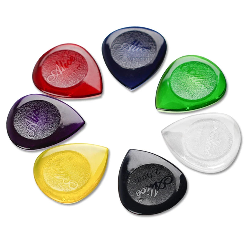 5/10pcs Guitar Picks Water Droplet Shape Acoustic Electric Bass Plectrum Mediator 1/2/3mm Fast Picking Guitar Accessories TMZ