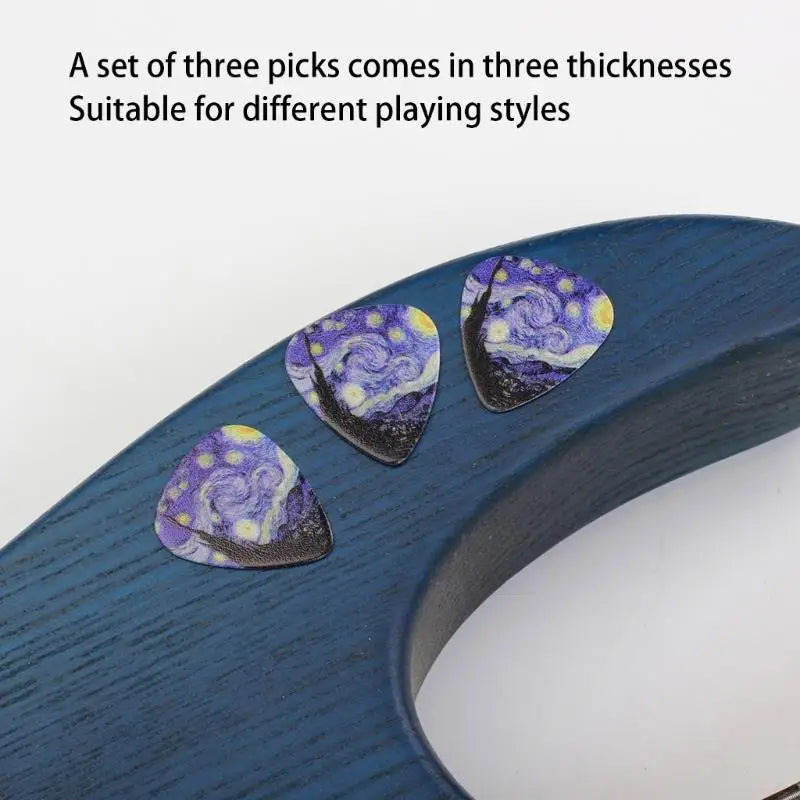 3pcs Guitar Picks  0.46 0.71 0.96 MM Universal Guitar Pick For All Guitar Electric Guitar Bass Ukulele