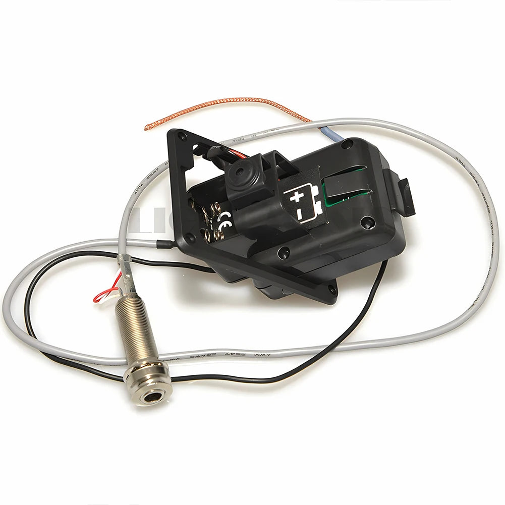 Plastic 301 Guitar Pickup EQ Equalizer with Tuner Presys Piezo Pickup Guitar Blend Preamp Guitar Soundhole EQ Parts Accessories