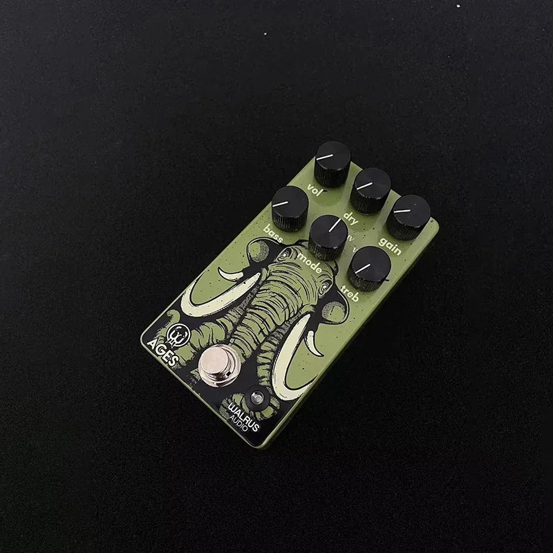 LY-ROCK Walrus Guitar Effects Pedal 5 in 1 Multi-Mode Rock Overdrive Pedal