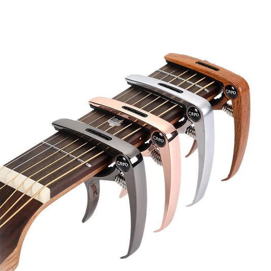 1PC Metal Guitar Capo Aluminum Alloy Guitar Tuner Clamp Professional Key Trigger Capo for Acoustic Electric Musical Instruments