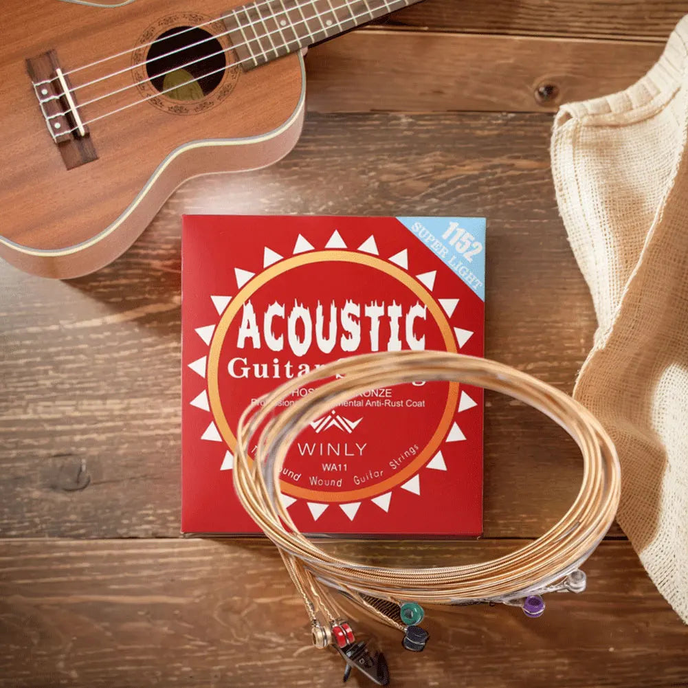 Acoustic Guitar Strings Steel Core Phosphor Bronze Strings Classical Guitar Strings for Guitar Professionals