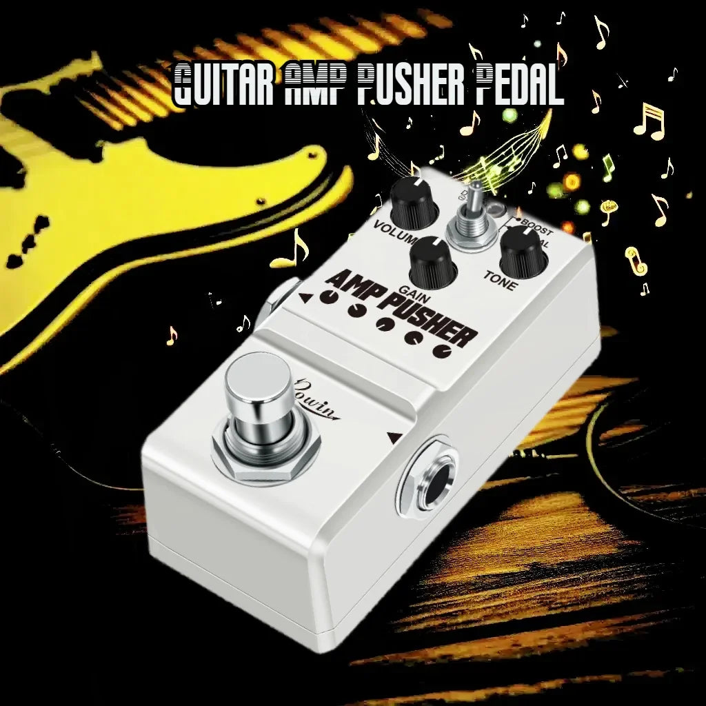 Rowin NANO Guitar Effect Pedals Compressor Flanger Booster Overdrive Delay Tremolo Dumble Distortion for Electric Guitar Bass