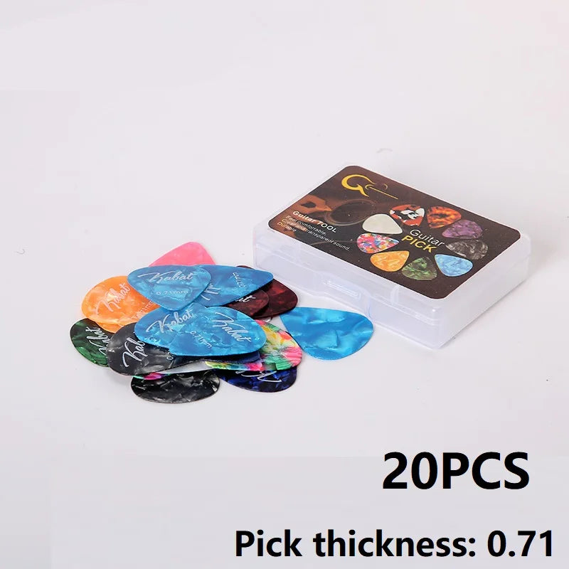 20PCS Guitar Picks Soach Pick 0.71 Pick Alice Plectrums Guitar Mix Plectrum Specifications for Guitar JTBP03