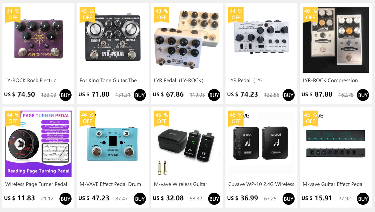 M-VAVE Guitar Effect Pedal Drum Looper Effector Mini 2-in-1 Machine Double Footswitch Looper Pedal LOST TEMPO CUVAVE