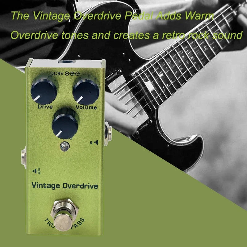 Hot Sale Electric Guitar Effects Pedal Metal Shell 10 Effects True Bypass DC 9V Adapter Powered for Multi Electric Guitars