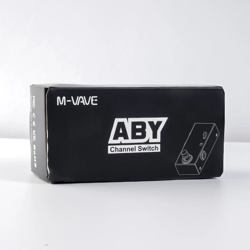 ABY Guitar/Bass Pedal Mini Channel Switch Pedal A/B to C or C to A/B mode Works without Power Supply, Guitar Accessories