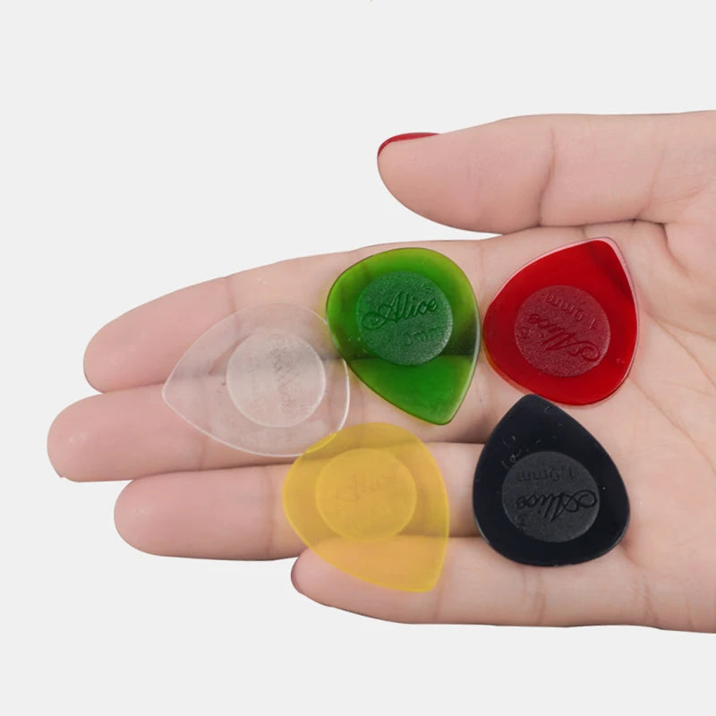 5/10pcs Guitar Picks Water Droplet Shape Acoustic Electric Bass Plectrum Mediator 1/2/3mm Fast Picking Guitar Accessories TMZ