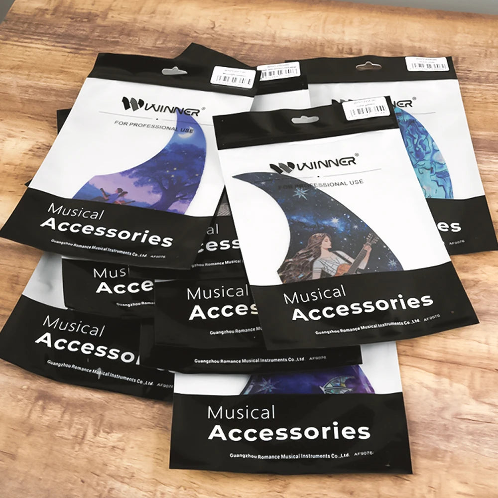 1 Piece Professional Folk Acoustic Guitar Pickguard Thicknesses 0.5 mm Self-adhesive Pick Guard Sticker, Guitar Accessories