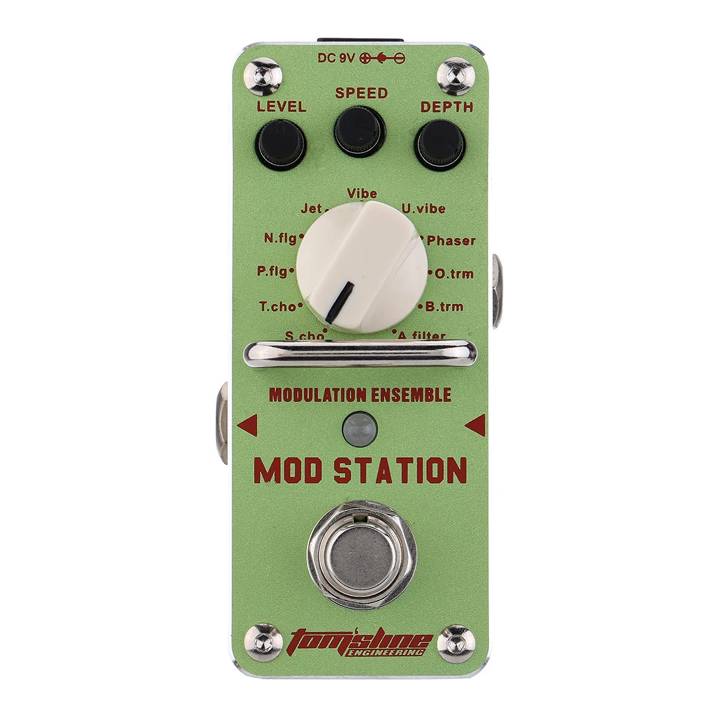 AMS-3 Mod Station Modulation Ensemble Electric Guitar Effect Pedal Mini Single Effect with True Bypass Guitar Effects