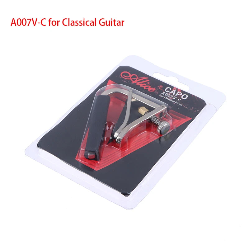 Classical Folk Acoustic Guitar Capo Metal Adjustable Pitch Clip Tuning Clamp Universal Capo Quick Change Clip