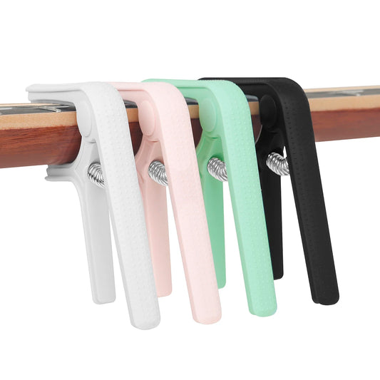 Guitar Capo Universal ABS Tuning Clamp Key Acoustic Electric Guitar Bass Ukulele Guitar Capotraste Guitarra Parts & Accessories