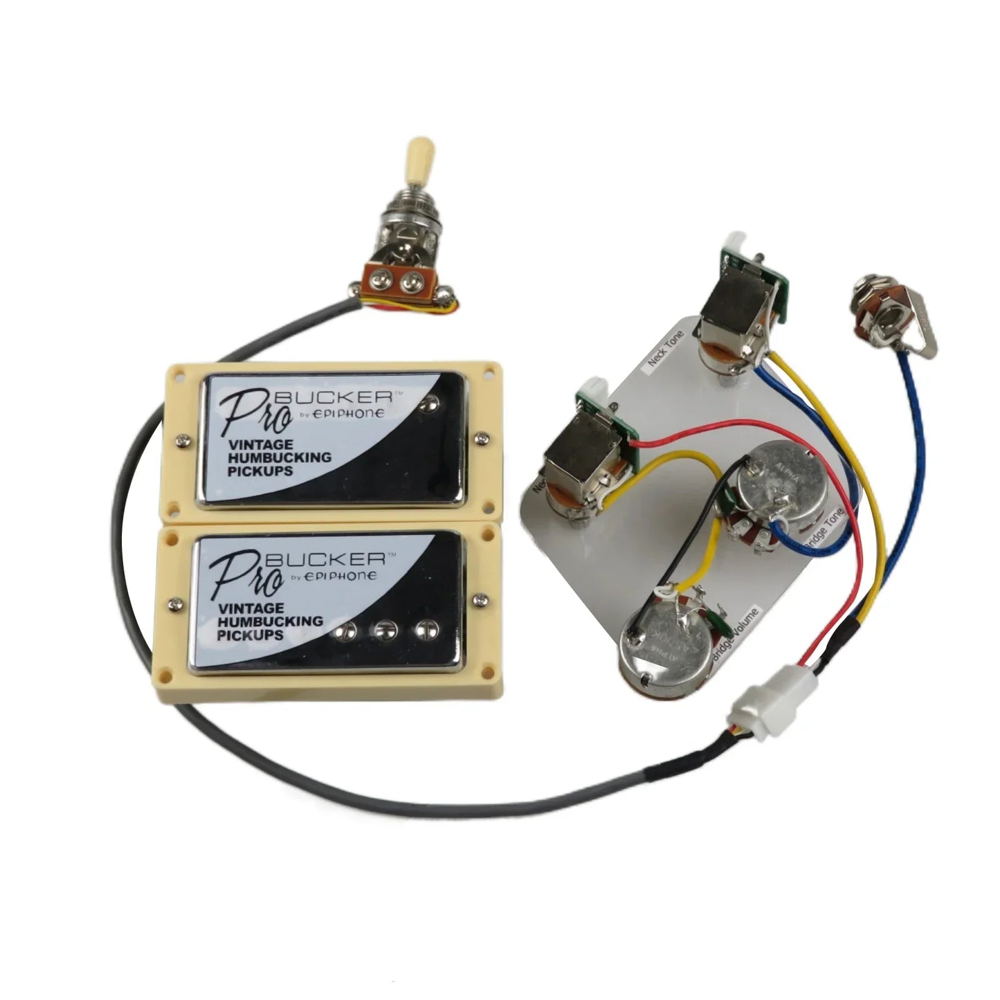 Guitar Pickups Alnico 5 ProBucker Humbucker Pickups Push/Pull Wiring Harness set