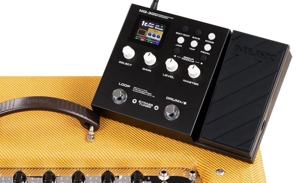 NUX MG-300 MKII Multi-Effects Pedal Amp Modeling Guitar Parts Accessories Algorithm Multi-Effects Pedal Electric Guitar