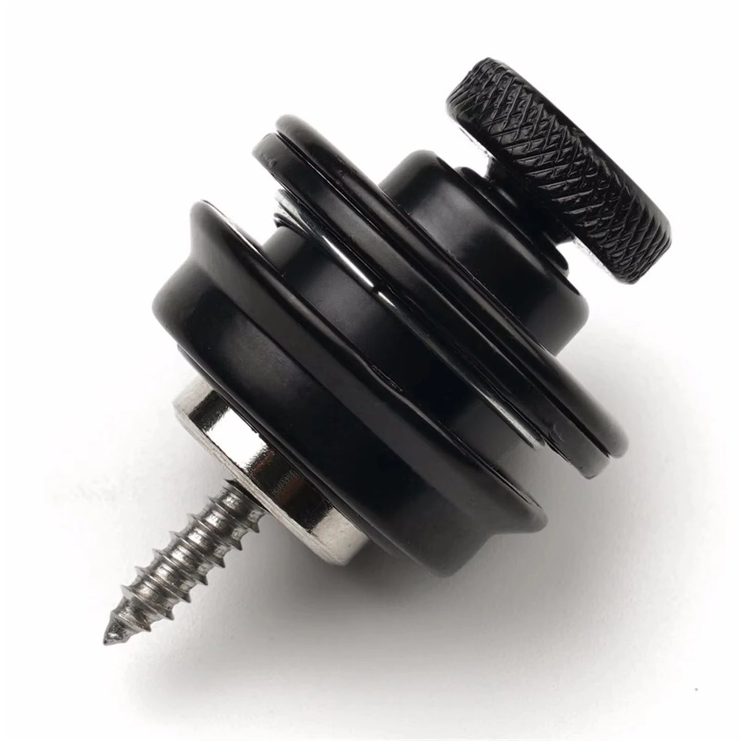 2pcs Electric Guitar Straplock Zinc Alloy Bass Safety Straplocks Flat Head Non-slip Replacement Musical Instrument Accessories